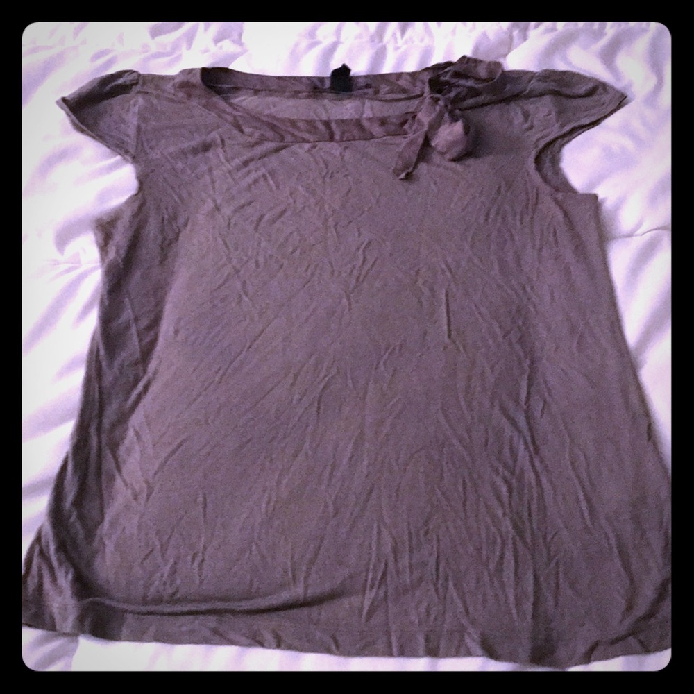 H&M bow tie top sz medium